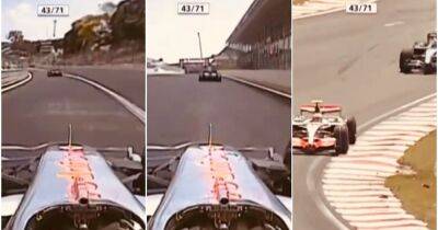 Lewis Hamilton’s insane overtake as a rookie at the Brazil Grand Prix