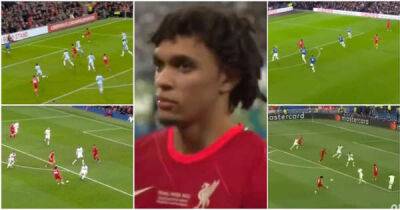 Footage of Trent Alexander-Arnold being 'let down' by Liverpool teammates goes viral