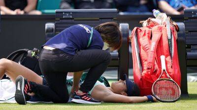 Emma Raducanu retires injured in first set of Nottingham Open first round match