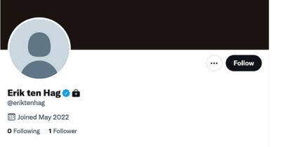Erik ten Hag's Twitter: Why new account was set up and how often Man Utd boss will tweet