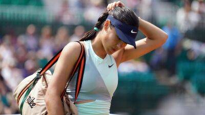 Emma Raducanu - Viktorija Golubic - Emma Raducanu unsure over Wimbledon availability after ‘freak’ Nottingham injury - bt.com - Britain - Usa - New York