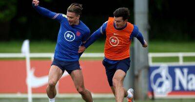 Paul Pogba - Jack Grealish - Harry Maguire - Harry Kane - Gareth Southgate - Man City ace Jack Grealish credits Manchester United rival Harry Maguire for England team spirit - manchestereveningnews.co.uk - Manchester - Jordan - county Jack -  Man -  With
