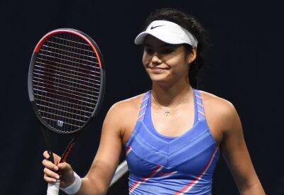 Emma Raducanu in action at Rothesay Open as she starts grass court season ahead of Wimbledon