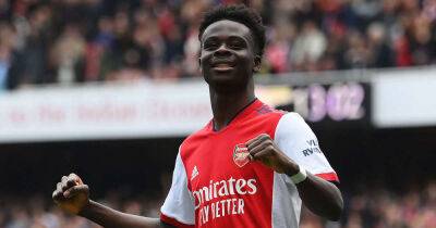 Arsenal star Saka urged to snub Man City transfer approach by ex-Gunners man Walcott