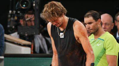 Alexander Zverev confirms he has had surgery after tearing ligaments in his French Open semi-final against Rafael Nadal