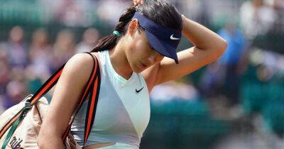 Roger Federer - Rafael Nadal - Emma Raducanu - Serena Williams - Emma Raducanu says she can offer no Wimbledon guarantees after suffering 'freak injury' - msn.com