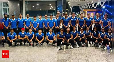 Indian men's and women's hockey teams depart for FIH Pro League matches against Belgium