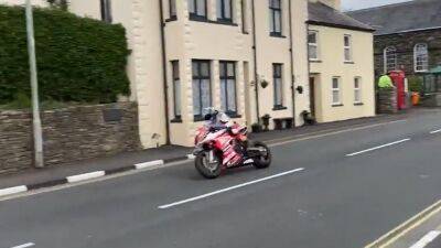 Isle of Man TT: Roadside footage underlines crazy speed riders travel at during event - givemesport.com - Isle Of Man