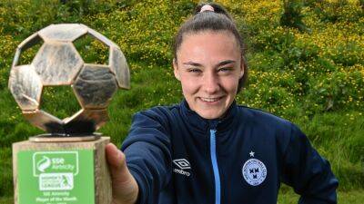 Jessica Ziu lands May player of the month award