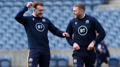 Gregor Townsend - Stuart Hogg - Finn Russell - Zander Fagerson - Chris Harris - Rory Sutherland - Hamish Watson - Rugby Union - Taking summer off ‘best thing’ for Scotland pair Stuart Hogg and Finn Russell - bt.com - Britain - Scotland - Ireland -  Rome - county Union