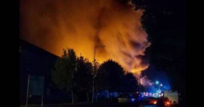 Blaenavon fire: Huge blaze at Gilchrist Thomas Industrial Estate - latest updates