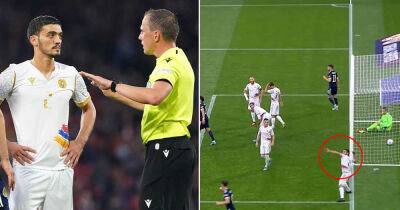 Stuart Armstrong - Scott Mackenna - Anthony Ralston - Armenia defender launches bottle towards linesman in Scotland defeat - msn.com - Scotland - Armenia