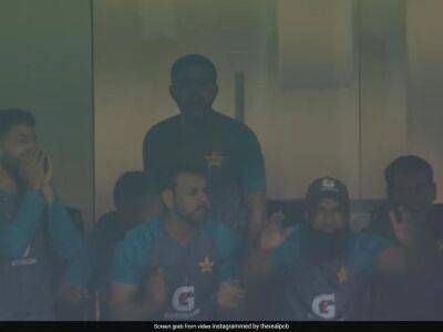 Babar Azam - Mohammad Rizwan - Watch: Pakistan Dressing Room Jumps Up In Joy As Nawaz Seals The Deal With A Six In 1st ODI vs West Indies - sports.ndtv.com - Pakistan