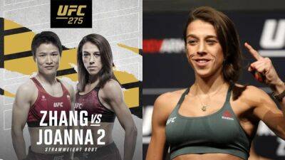 Joanna Jedrzejczyk - Jedrzejczyk vs Weili 2: UFC 275 betting odds for huge rematch - givemesport.com - Britain - Singapore