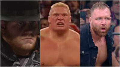 Dwayne Johnson - Seth Rollins - Brock Lesnar - Steve Austin - Chris Jericho - The Undertaker, Brock Lesnar, CM Punk: Wrestling's best ever debuts - givemesport.com