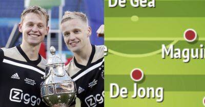Manchester United have three obvious systems for Frenkie de Jong and Donny van de Beek reunion