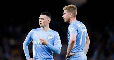 Kevin de Bruyne misses out on PFA prize as Man City teammate Phil Foden wins award