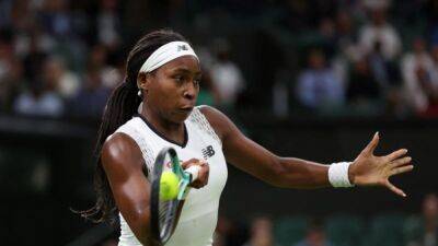 Gauff unleashes power serve to down second-round foe Buzarnescu