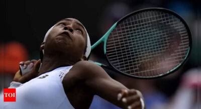 Amanda Anisimova - Wimbledon: Coco Gauff unleashes power serve to down second-round foe Mihaela Buzarnescu - timesofindia.indiatimes.com - Usa - Romania - county Davis