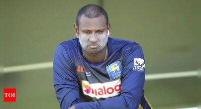 Angelo Mathews - Sri Lanka's Angelo Mathews out with COVID as first Test against Australia resumes on Day 3 - timesofindia.indiatimes.com - Australia - Sri Lanka