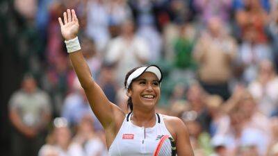 Heather Watson through to the fourth round of Wimbledon for the first time ever after beating Kaja Juvan