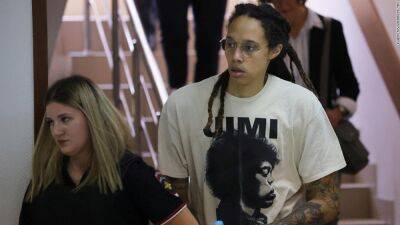US basketball star Brittney Griner appears in Russian court on drug smuggling charges