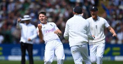 James Anderson - Stuart Broad - Brendon Maccullum - Jamie Overton - Matthew Potts - England vs India LIVE: Cricket 5th Test score and updates as England take quick wickets after rain delay - msn.com - New Zealand - India