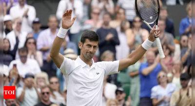 Tim Van-Rijthoven - Djokovic schools Kecmanovic to reach Wimbledon last 16 - timesofindia.indiatimes.com - Netherlands
