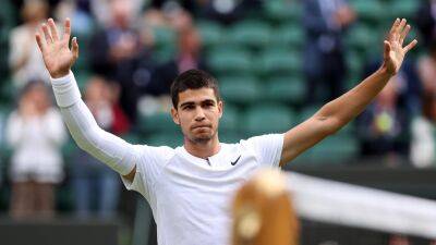 Carlos Alcaraz - Jannik Sinner - Oscar Otte - Carlos Alcaraz cruises into Wimbledon fourth round for the first time in his career after sweeping aside Oscar Otte - eurosport.com - Germany - Italy