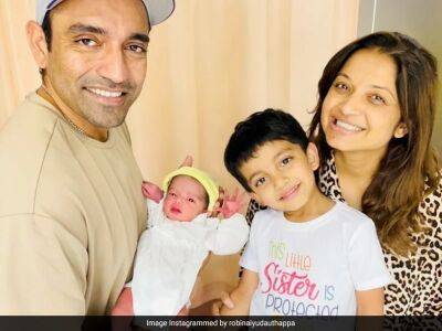 Robin Uthappa - "Love To Introduce Our Newest Angel:" CSK Batter Robin Uthappa And Wife Shheethal Blessed With Baby Girl - sports.ndtv.com - Zimbabwe - India -  Chennai