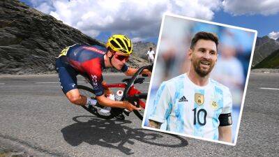 Lionel Messi - Chris Froome - Tom Pidcock - Adam Blythe - 'Heart in your mouth' – Tom Pidcock compared to Lionel Messi after terrifying descent at Tour de France - eurosport.com - France - Usa - Israel