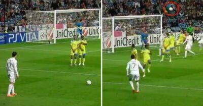 Cristiano Ronaldo - Cristiano Ronaldo's best free-kick? Fan footage of his stunner v APOEL - givemesport.com - Manchester - Spain - Portugal - Cyprus -  Norwich -  Santiago -  Nicosia