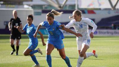 Bayern Munich - Iceland held to 1-1 draw by Italy in Women's Euros - channelnewsasia.com - Manchester - France - Belgium - Italy - Iceland