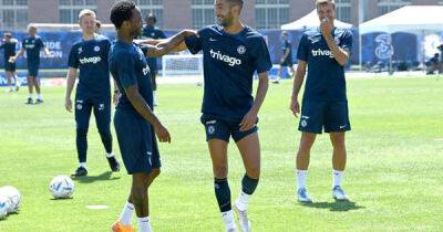 What Hakim Ziyech yelled at Raheem Sterling in training as Chelsea marquee star is delivered