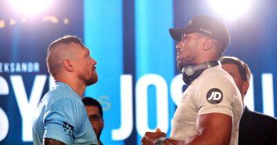 Anthony Joshua vs Oleksandr Usyk 2: Fight date, TV channel, tickets and venue