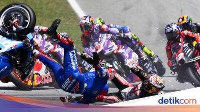 Wow! 186 Crash Terjadi pada Paruh Pertama MotoGP 2022