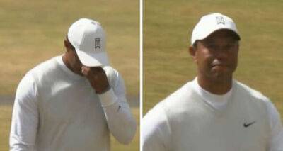 Tiger Woods breaks down in tears in emotional scenes on 18th hole after Open exit