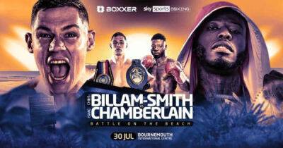Chris Billam-Smith vs Isaac Chamberlain: Where can I buy tickets?