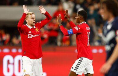 Anthony Martial - Marcus Rashford - Jadon Sancho - Luke Shaw - Scott Mactominay - Eric Bailly - Diogo Dalot - Manchester United beat Melbourne; What we learned, Erik ten Hag reaction - nbcsports.com - Manchester -  Sancho