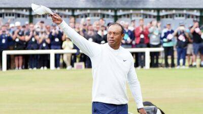 Tearful Tiger Woods accepts he is unlikely to play another Open at St Andrews