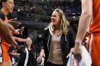 Becky Hammond is thriving as the Aces head coach, Popovich still a huge influence