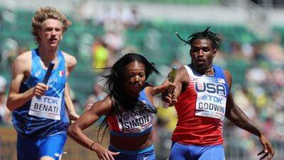 US into mixed relay final to set up golden farewell for Felix