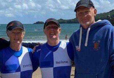 Jo Johnston, Maria West-Burrows and Tony Burrows of Dover Rowing Club qualify for World Offshore Championships