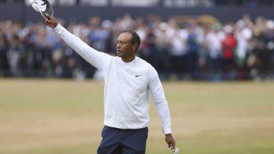 Emotional Tiger Woods misses the cut at The Open 2022