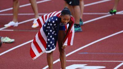 Fred Kerley - Allyson Felix - American Felix signs off with 19th worlds medal - channelnewsasia.com - Netherlands - Usa - China - Poland - Japan -  Tokyo - state Oregon - Jamaica - Peru - Dominican Republic