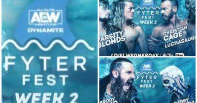 AEW: Matches added to week 2 of Fyter Fest