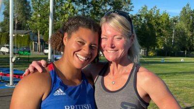 'That's my daughter': Canada's Camryn Rogers thriving at athletics worlds with mom's support