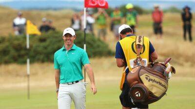 Tommy Fleetwood - Rory Macilroy - Viktor Hovland - Dustin Johnson - Adam Scott - Cameron Smith - Scottie Scheffler - Cameron Young - Matt Fitzpatrick - Open Championship golf 2022: Rory McIlroy holes amazing bunker shot as he and Viktor Hovland move clear - eurosport.com - Jordan