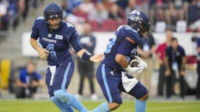 Argos RB Harris registers career milestone in all-time yards from scrimmage - tsn.ca - Canada - county Canadian