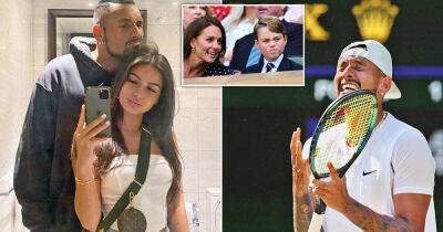 Nick Kyrgios - Now it's Nick Kyrgios, the Netflix documentary (And you might want to cover George's ears, Kate) - msn.com - Australia - London - county Prince George